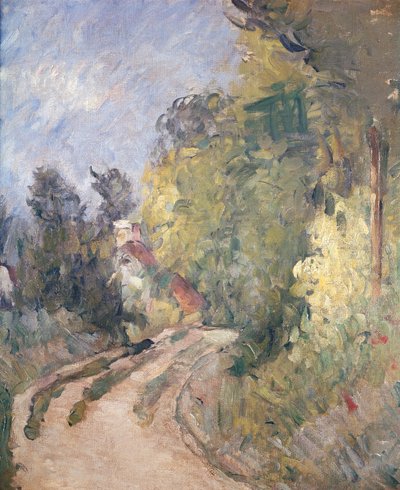 Route Tournant sous les Arbres, vers 1873-75 - Paul Cézanne